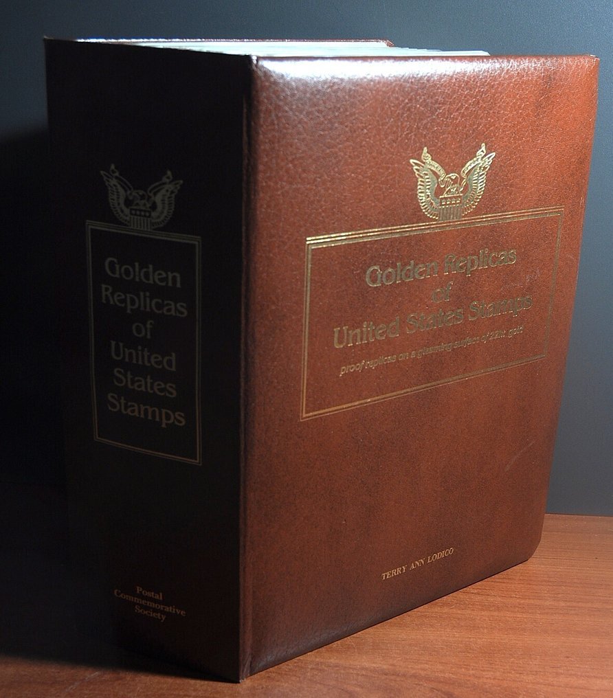 ΗΠΑ - Συλλογή «Χρυσές Αναπαραγωγές των γραμματοσήμων των Ηνωμένων Πολιτειών» σε ένα ειδικό πολυτελές #1.0