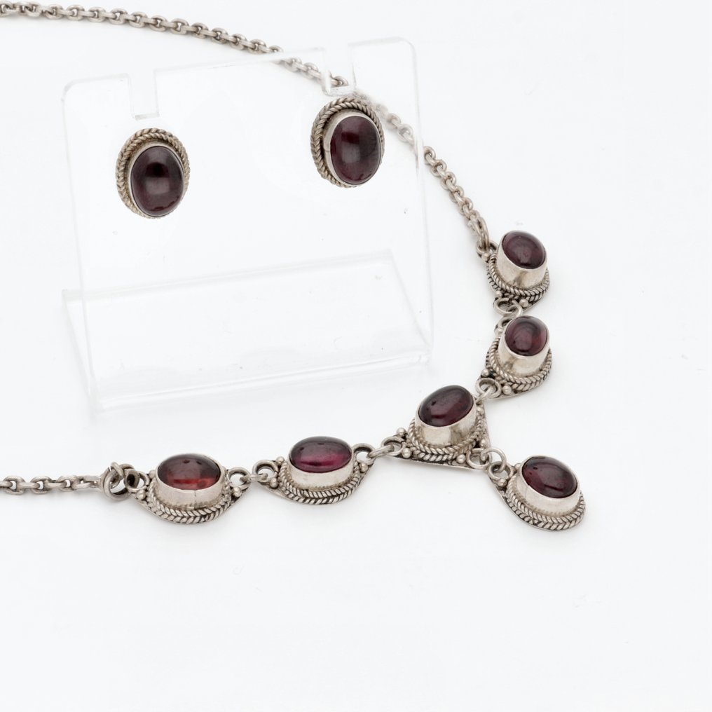 Ei pohjahintaa - 2-osainen korusetti Hopea #1.0