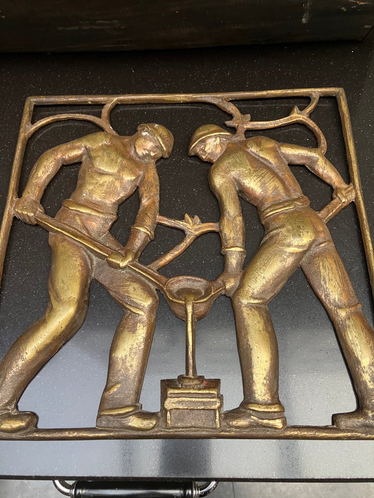 户外雕塑, Staalwerkers - 30 cm - 铜绿青铜 #1.0