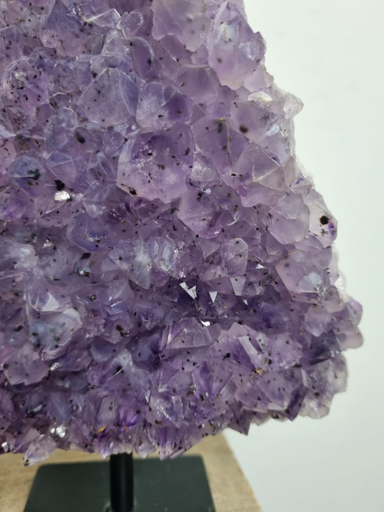 无RP - HQ紫色紫水晶，配豪华钢制支架 - 高度: 255 mm - 宽度: 155 mm- 2400 g #2.1