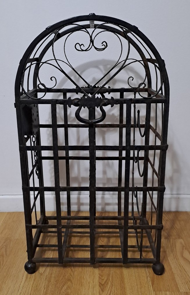 Accessorio per vino - fer forgé - Vecchio armadio per il vino #1.0