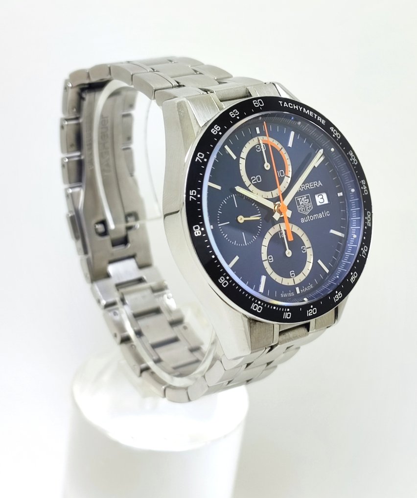 TAG Heuer - Carrera Calibre 16 Blue Chronograph - Nincs minimálár - CV2014 - Férfi - 2010-2020 #2.1