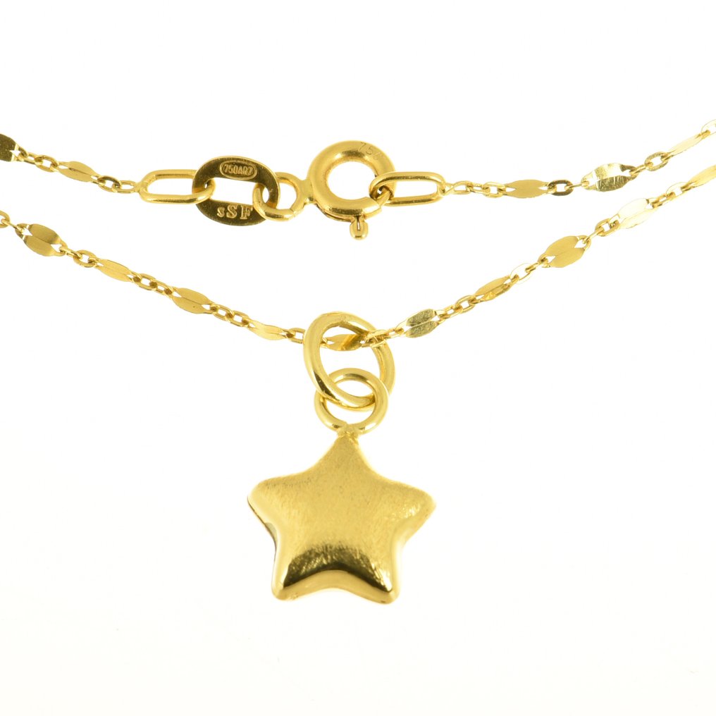 Collana con ciondolo - 18 carati Oro giallo #1.0