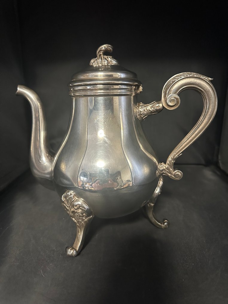 Christofle - Pentola - Placcato argento, Metallo - Incredibile 'Marly teapot' #1.0