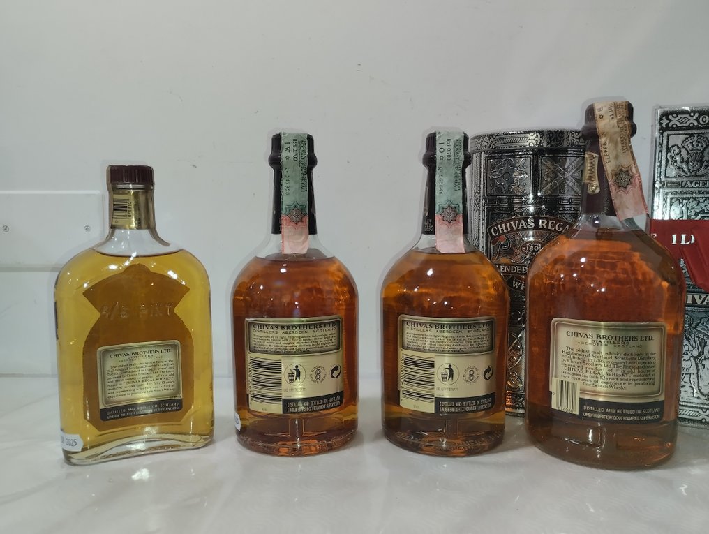 Chivas Regal 12 years old - 1 Litre, 70 cl, 37,5 cl - 4 botellas #4.3