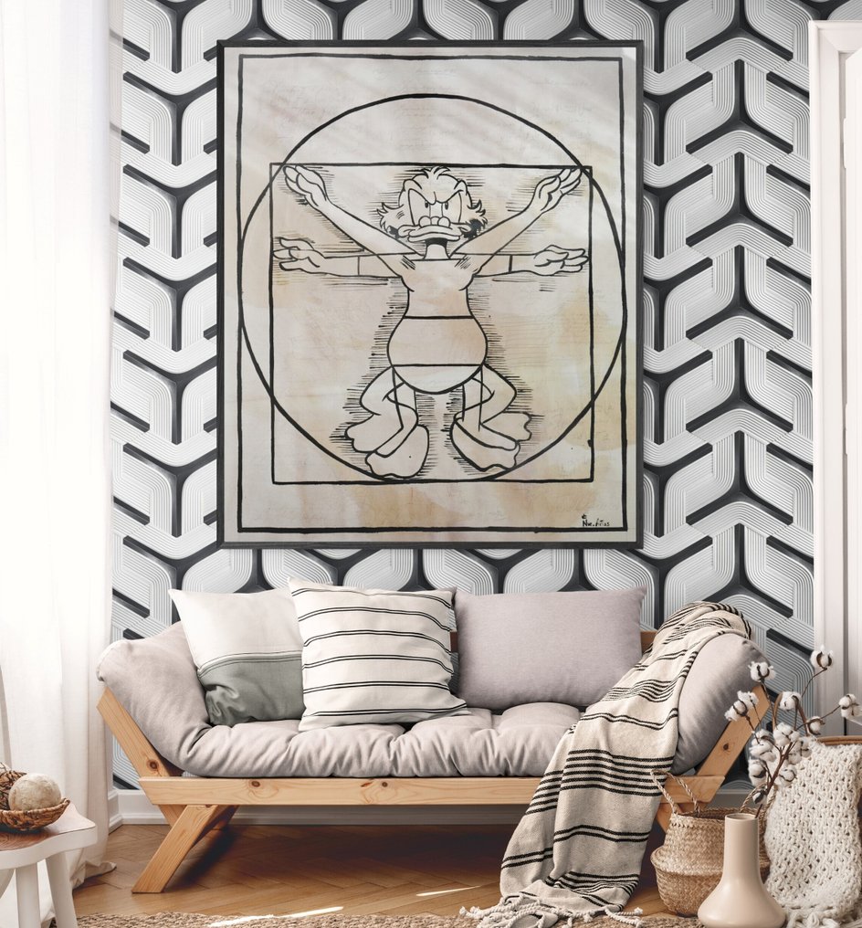 NUE Antonella Castrovillari - Vitruvian Scrooge - Disney Pop Art #1.0