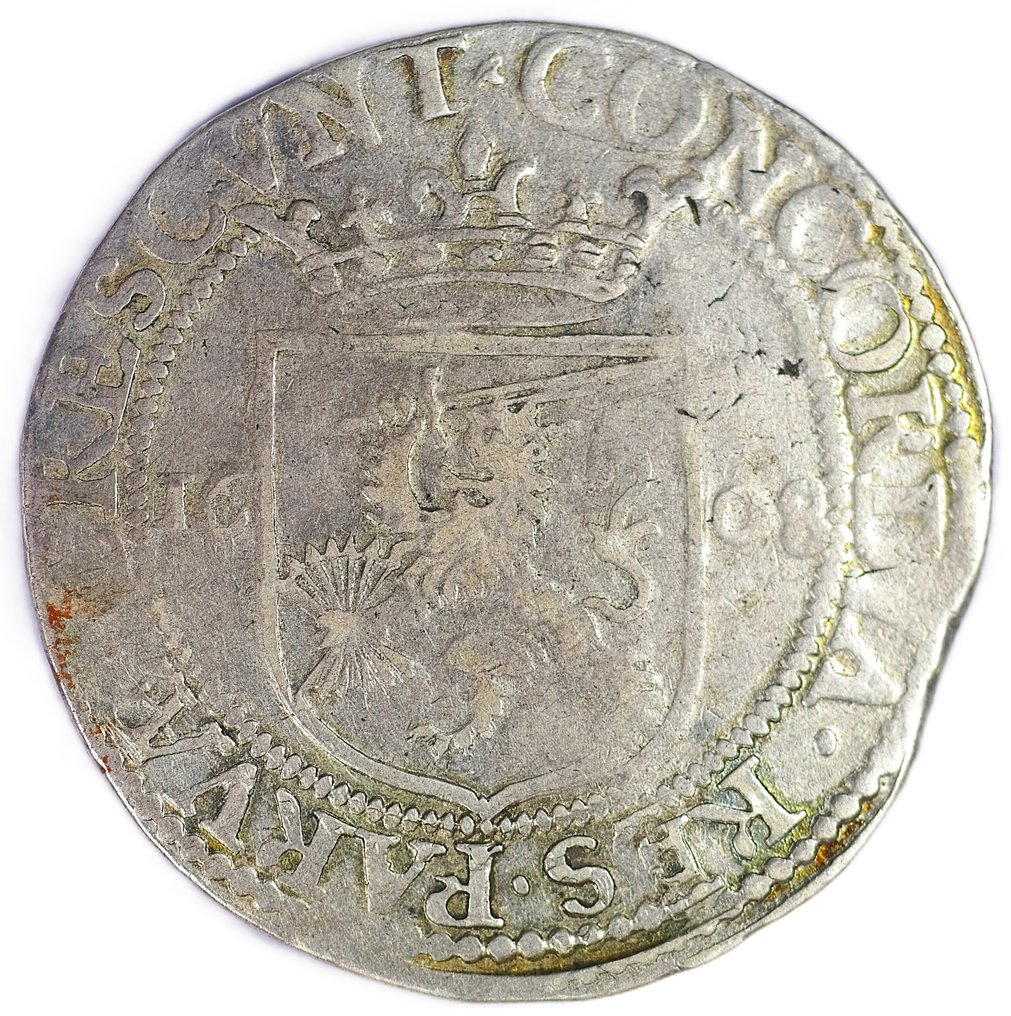 Netherlands - Gelderland. Rijksdaalder 1608 - Very Rare Year - CNM 2.17.121 #2.1