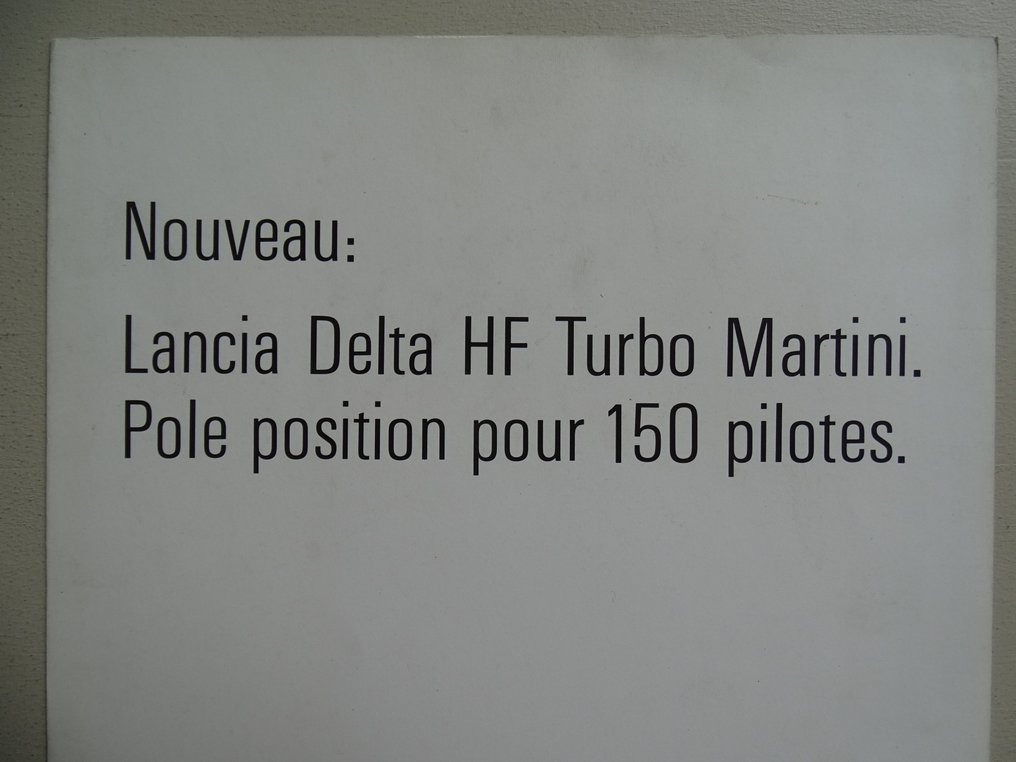 Brochure - Lancia - Delta HF Turbo Martini - 1987 #2.1