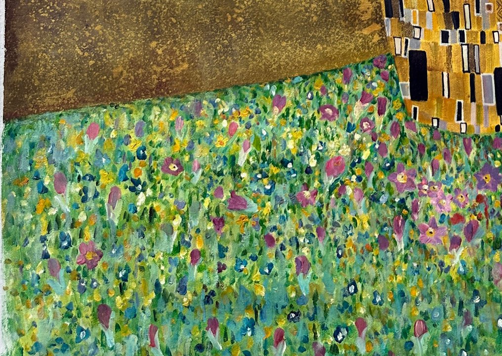 After Gustav Klimt - The Kiss #2.1