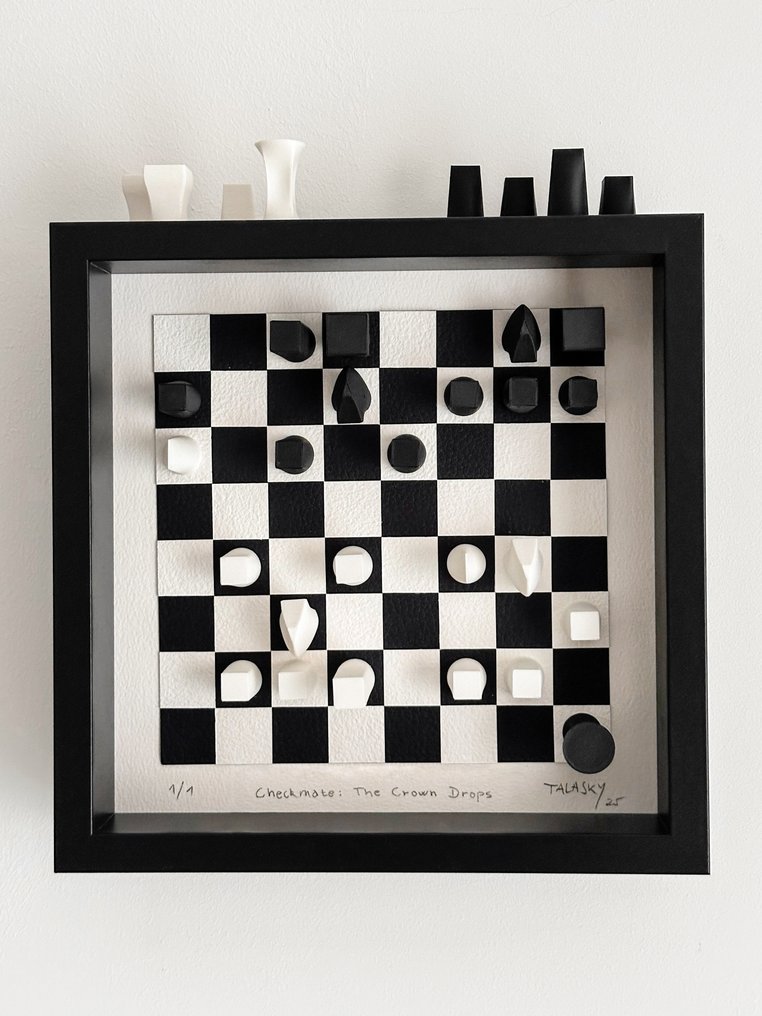 TALASKY - Checkmate: The Crown Drops 1/1 (No Reserve) #1.0