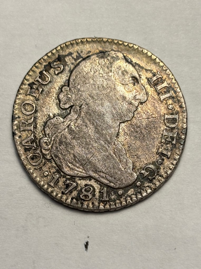 Ισπανία. Carlos III. 2 Reales 1781  / Madrid / PJ  (χωρίς τιμή ασφαλείας) #1.0