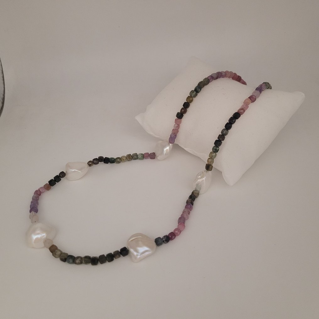 Fără preț de rezervă - Colier - 18 ct. Aur galben Perlă - Flourit - Edison #3.2