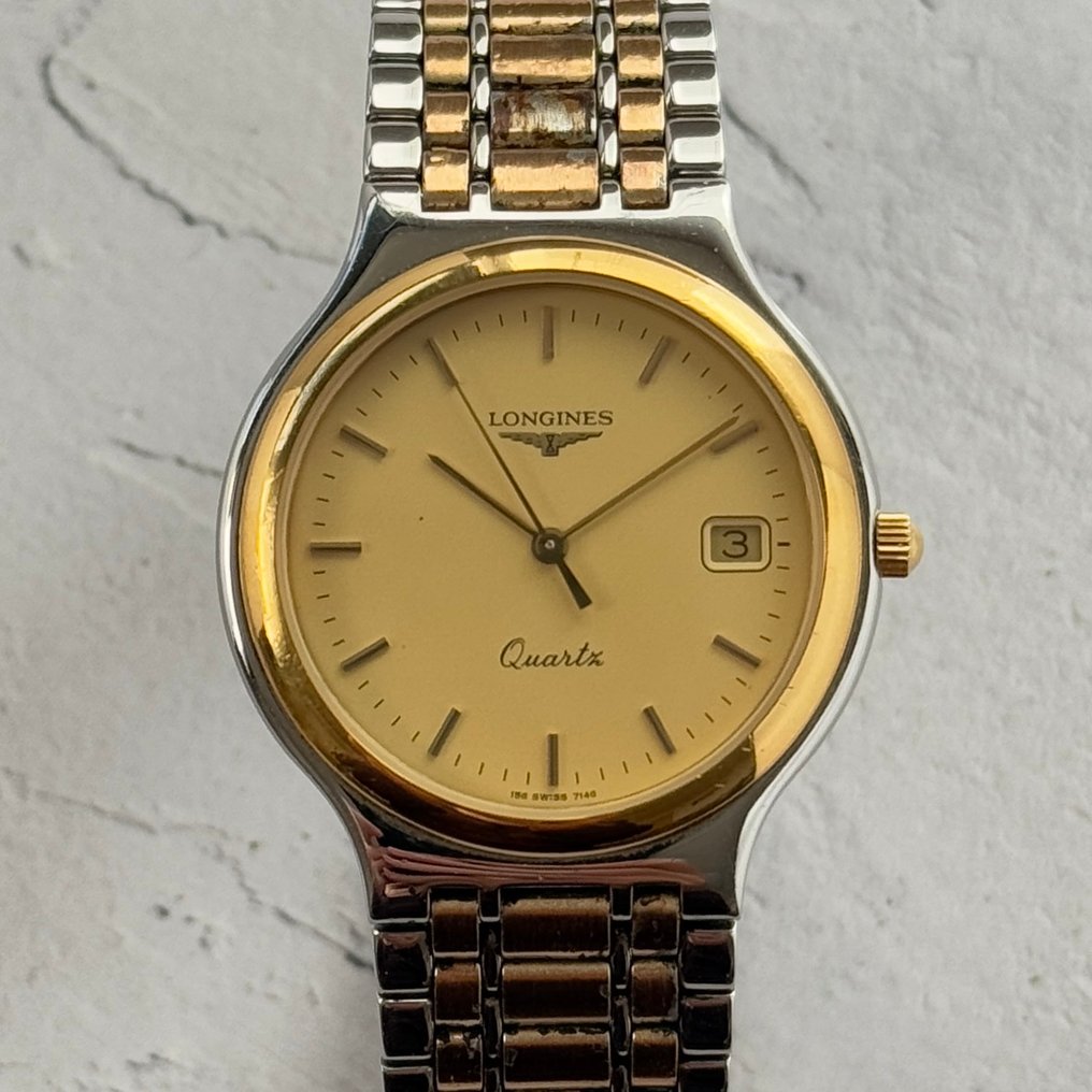 Longines - Flagship - Zonder minimumprijs - 156.7146 - Heren - 1990-1999  #4.3