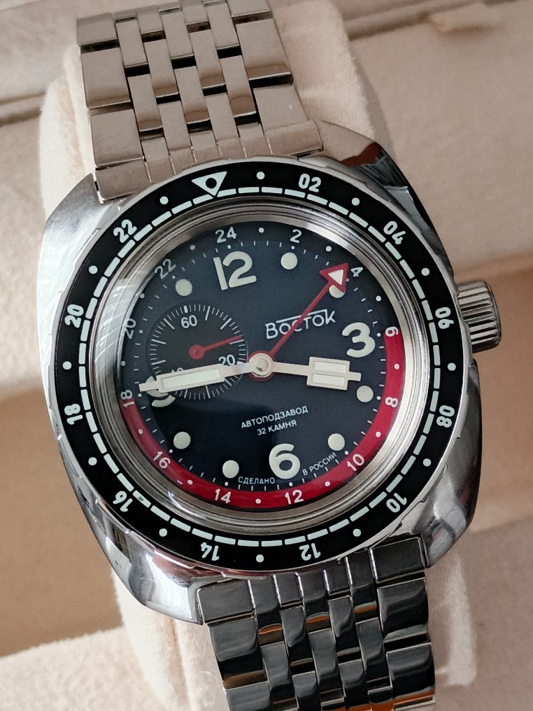 Vostok - Amphibian GMT - Ingen mindstepris - 71070A - Mænd - 2020+ #3.2