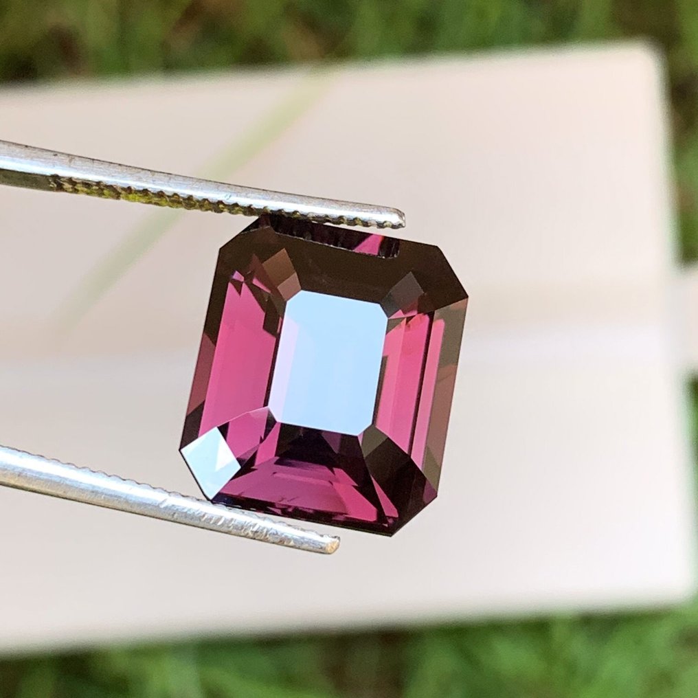 1 pcs  紫色 尖晶石  - 8.60 ct - 国际宝石研究院（IGI） - 无加热的 超大尺寸 干净 #3.2