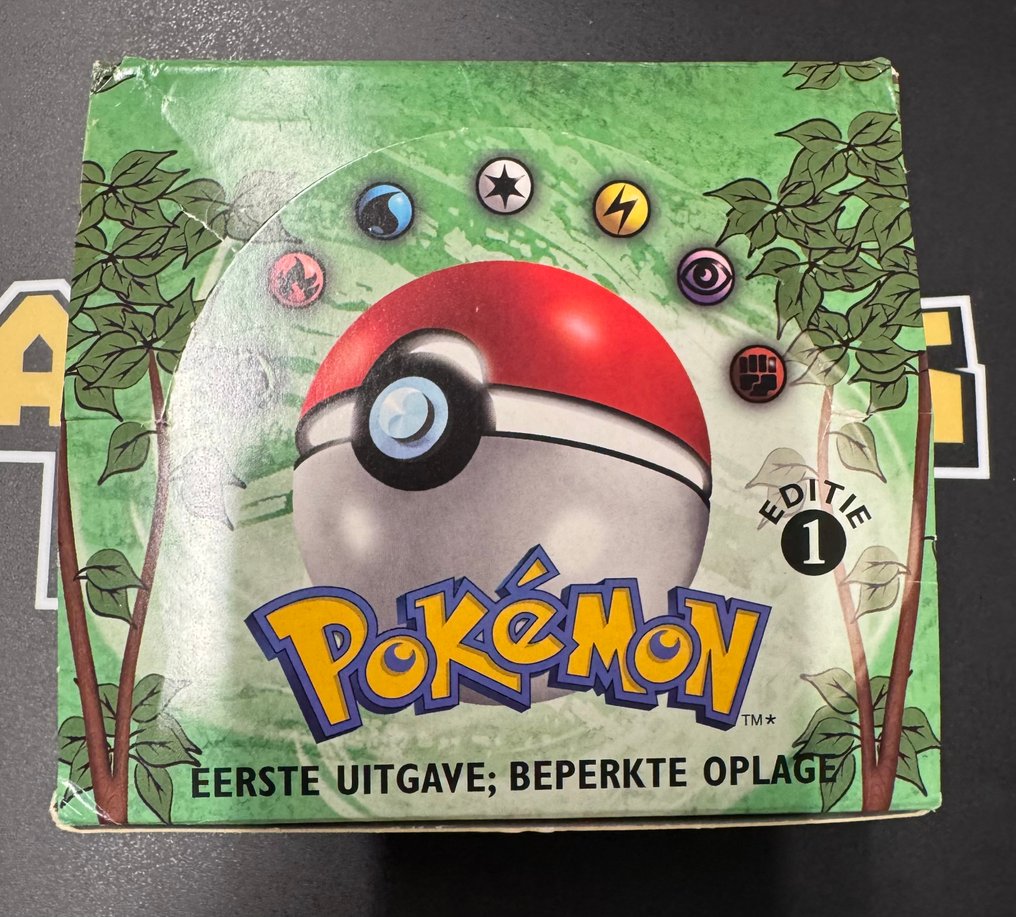 Pokémon - 1 Box - Pokemon Jungle 1st Edition Booster Box Non Factory Sealed Empty Great Display - WOTC #1.0