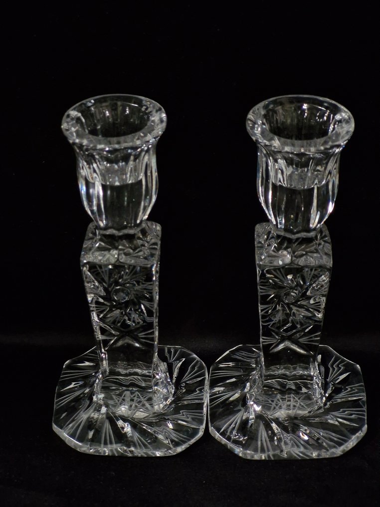 Villeroy&Boch/Nachtman/Bohemia - Κηροπήγιο (6) - Κρύσταλλο - Όμορφη σετ κηροπήγια. #3.2