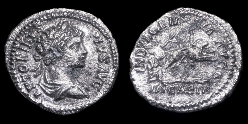 Império Romano. Caracala (198-217 d.C.). Denarius INDVLGENTIA AVGG / IN CARTH  (Sem preço de reserva) #1.0