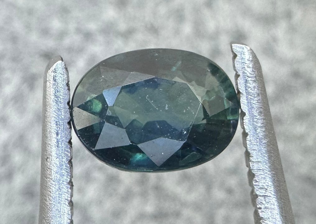 Senza prezzo di riserva Verde Zaffiro  - 1.12 ct - Antwerp Laboratory for Gemstone Testing (ALGT) #4.3