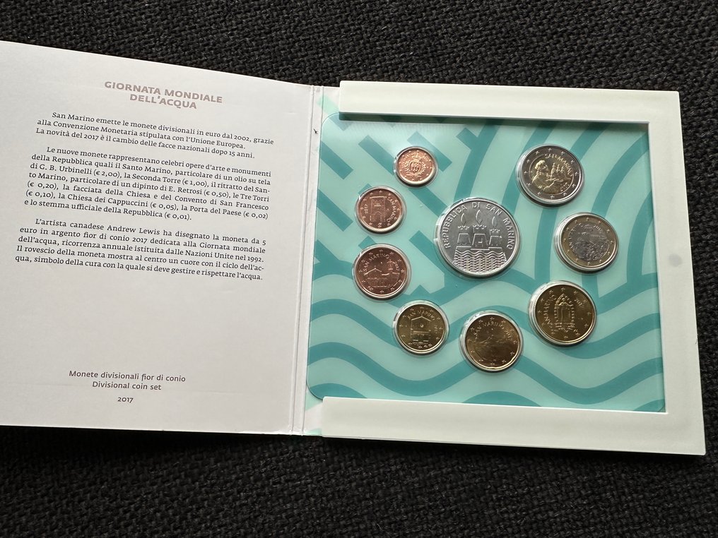 San Marino. Year Set (BU) 2013/2017 (2 sets)  (Ingen mindstepris) #2.1