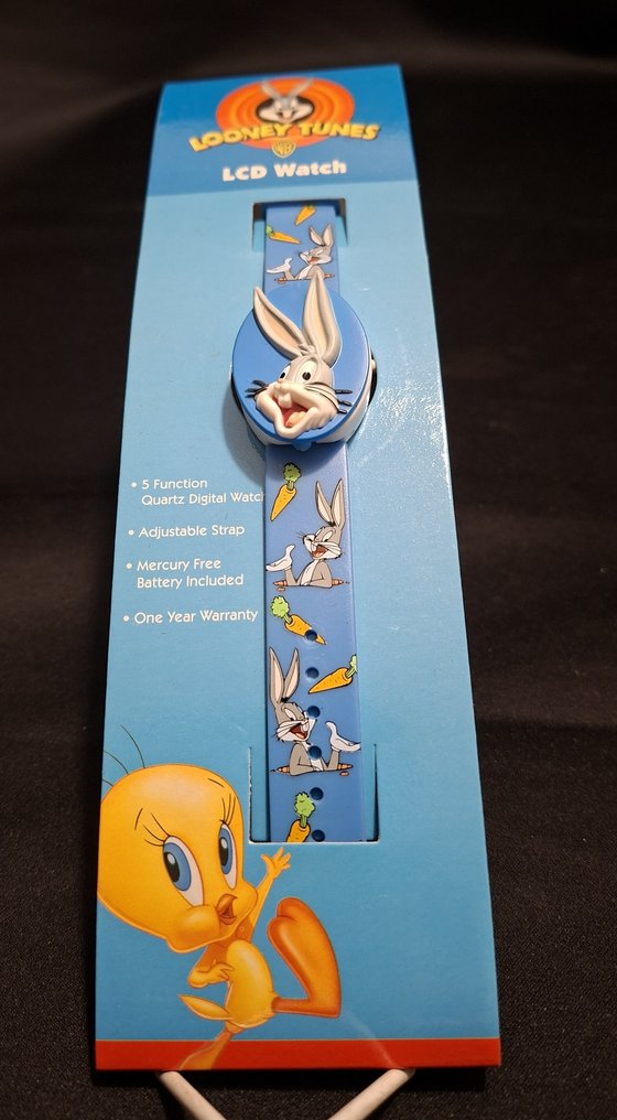 Warner Bros - Looney Tunes - Toy Orologio LCD Bugs Bunny - 1990-2000 - U.S. #1.0
