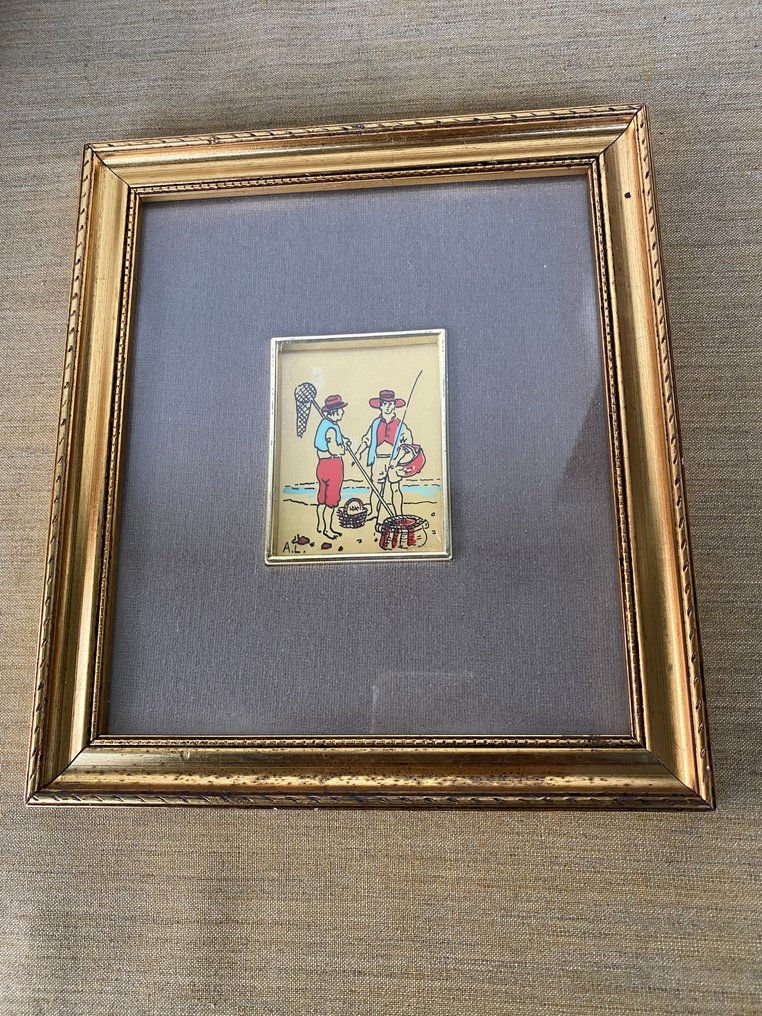 Κορνίζα (8)  - Ξύλο, χρυσό 925/ar χρυσόφυλλο #1.0