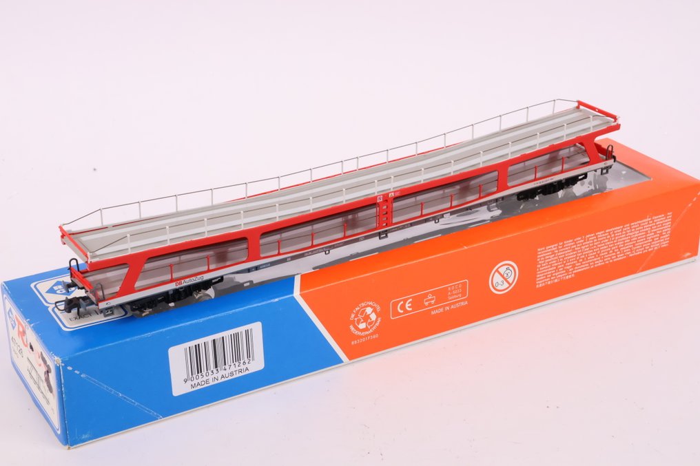 Roco H0 - 47126 - Model train freight carriage (1) - Autotransporter 'AutoZug' - DB #1.0