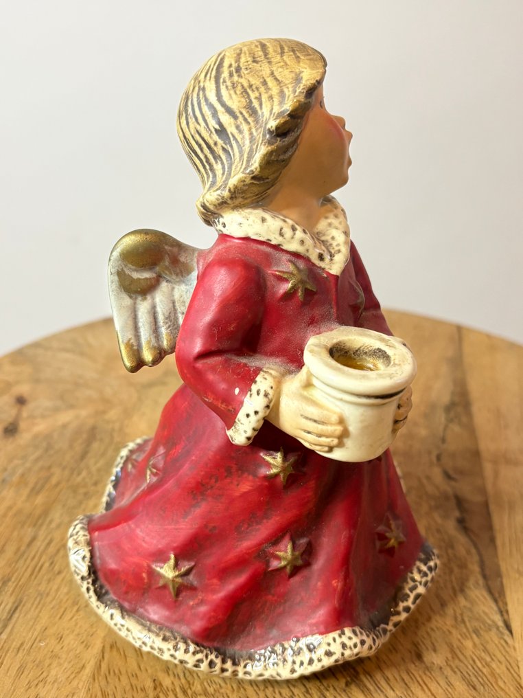 Goebel - 小雕像 - Engel mit Kerzenhalter - 陶瓷 #4.3