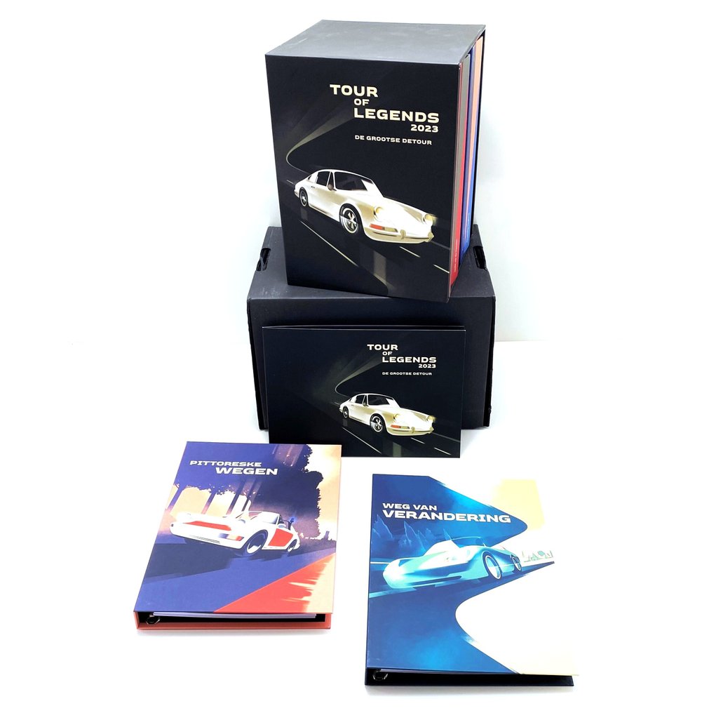 保时捷传奇之旅2023 - Set boeken met toeristische routes. #1.0