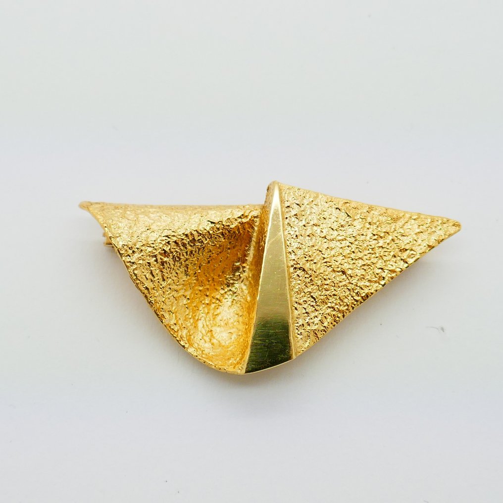 χωρίς τιμή ασφαλείας - Καρφίτσα - 14 καράτια Κίτρινο χρυσό - AKT #1.0