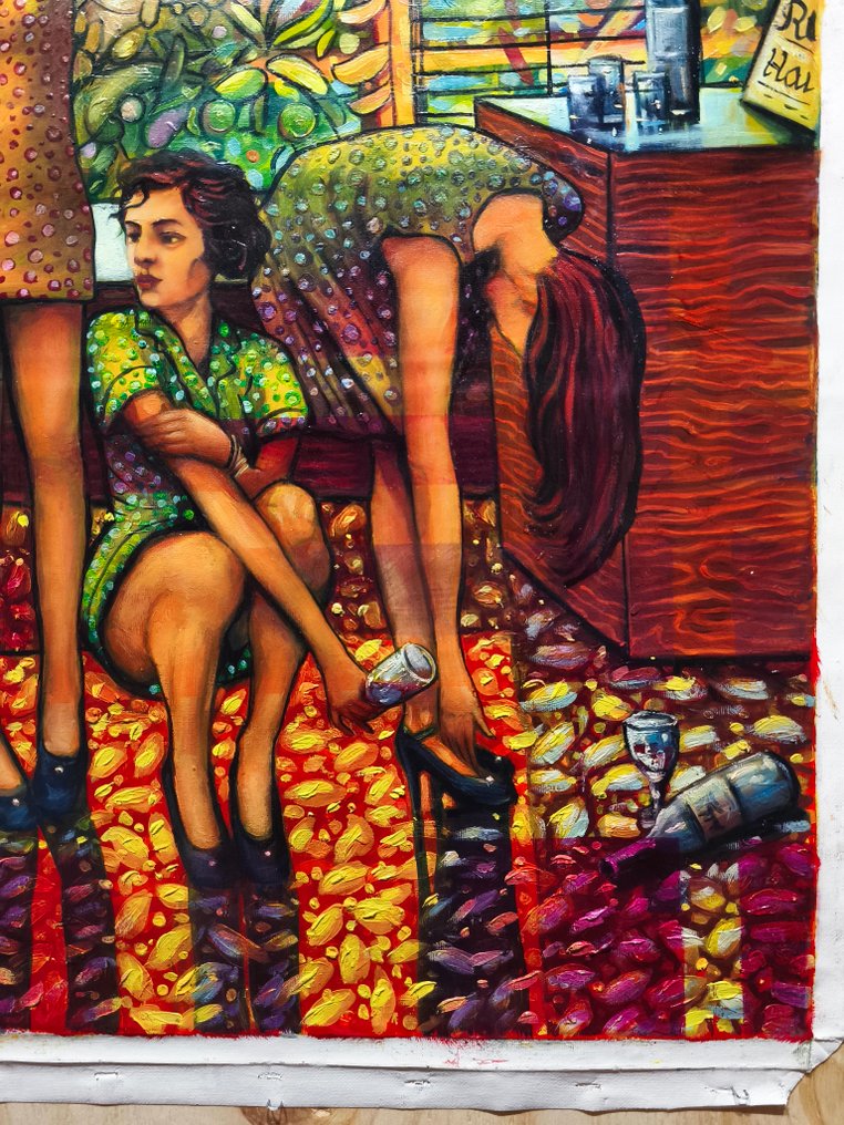 Pedro Pablo Diaz Avila - "chicas festejando" NO reserve #4.3