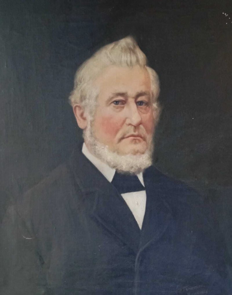 P. Fendmer (XIX) - Ritratto di uomo 1890 #1.0