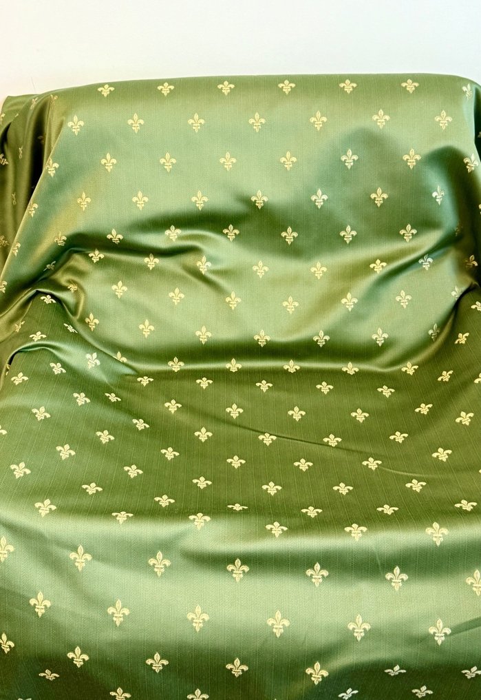Jacquard clássico com lírios estilizados para móveis de prestígio - Tecido para estofos - 2.3 m - 2.8 m #1.0
