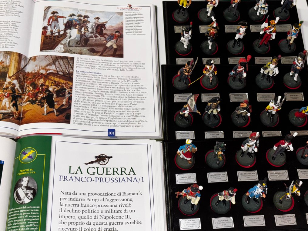 Almirall Palou DeA gostini - Toy soldier 30x Soldatini di piombo Almirall Palou DeAgostini con 2 Fascicoli #1.0