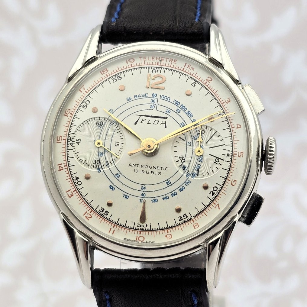 Chronographe Suisse - Telda - Cal. Landeron 48 - Zonder minimumprijs - Heren - 1900-1949 #1.0