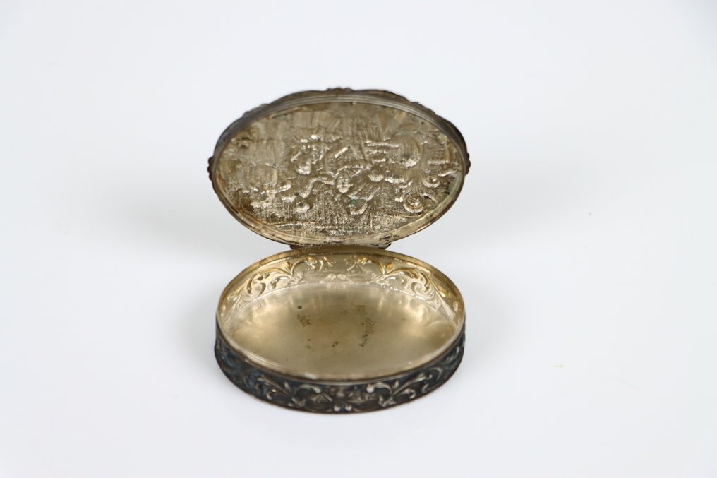 Zilveren Snuifdoosje - Låda - .835 silver #3.2