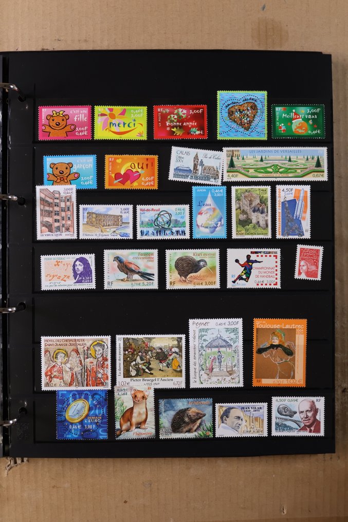 Francia 2000/2001 - Colección Eurozegels en tarjetas insertables - Envío gratuito a nivel mundial* #4.3