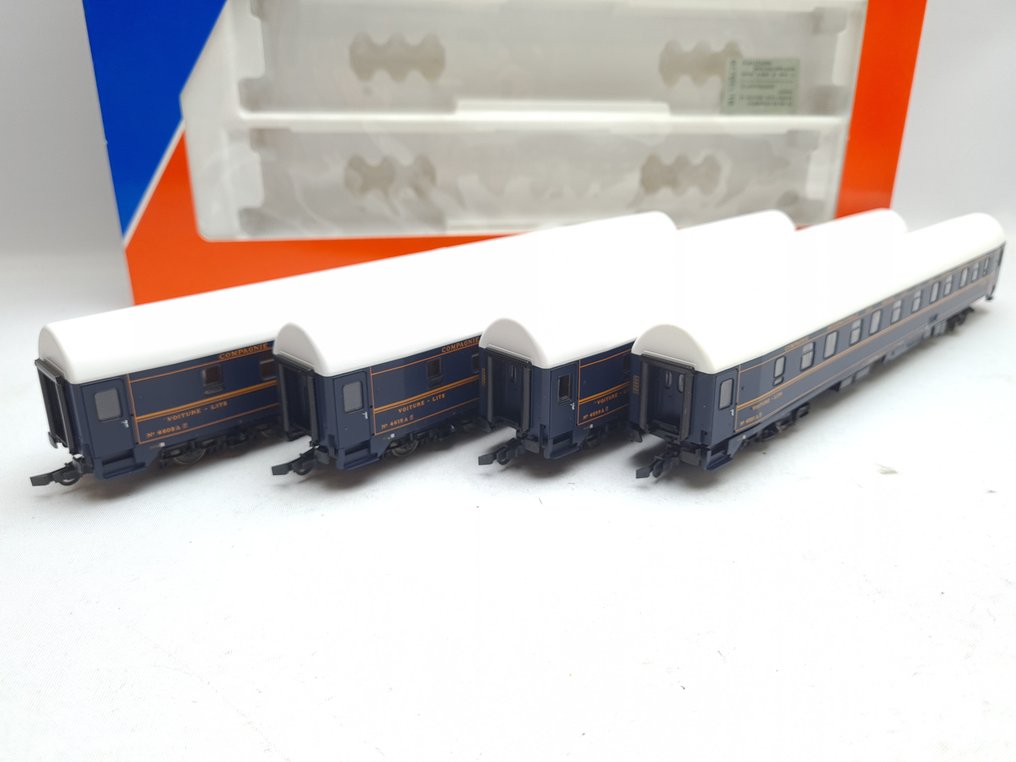 Roco H0 - 44045 - Modeltog passagervogn sæt (4) - 4-delt sæt CIWL-vogne ekskl. GIEFFECI - CIWL #3.2