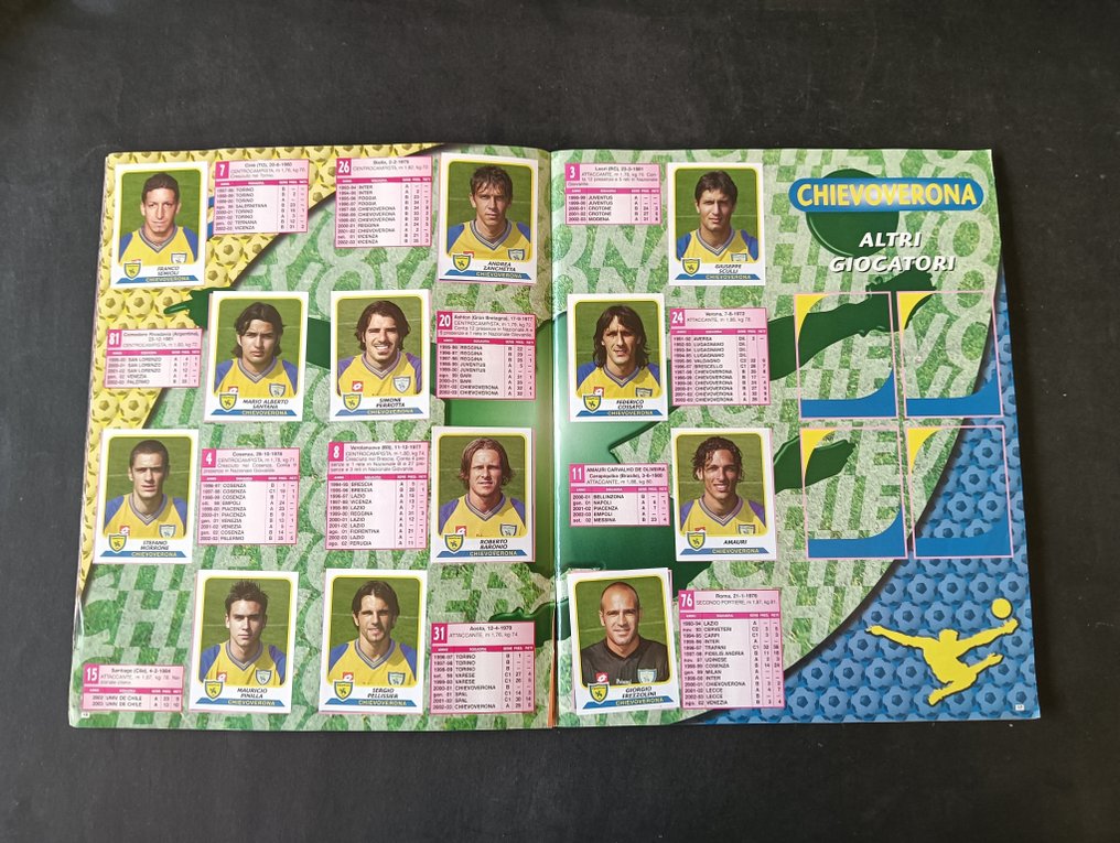 Panini Calciatori 2003/2004 completo con aggiornamenti - 1 完整專輯 - 狀況優良(EX) #3.2