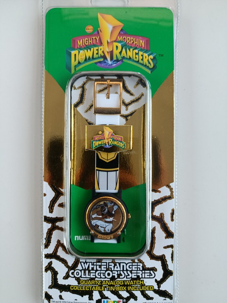 Hope Industries - 锡制玩具盒 - Mighty Morphin Power rangers "White Ranger Collector's Series" - 1990-2000 - U.S. #1.0