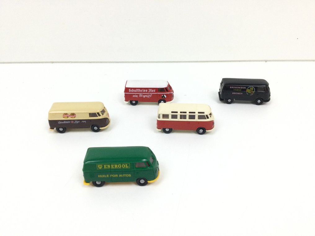 Brekina 1:87 - Modellauto (12) - Wunderschöne Modelauto's, darunter 10 Spijl VW Busjes. #4.3