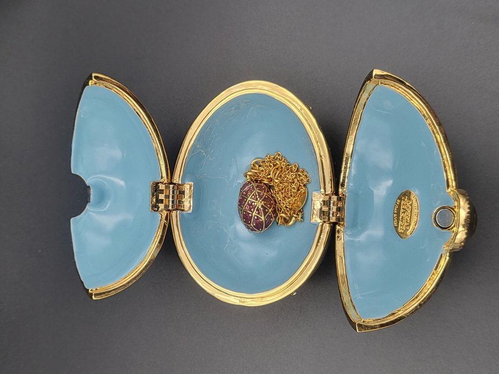 Διακοσμητικό στολίδι - Œuf Joaillerie “Imperial Treasures” by Joan Rivers – Édition Limitée 2008 – Avec pendentif assorti – - Ηνωμένες Πολιτείες #2.1
