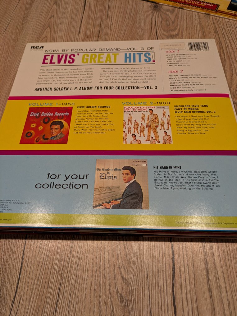 艾維斯·普里斯萊/貓王 - 10 Albums - 多個標題 - 黑膠唱片 - 1980 #4.3