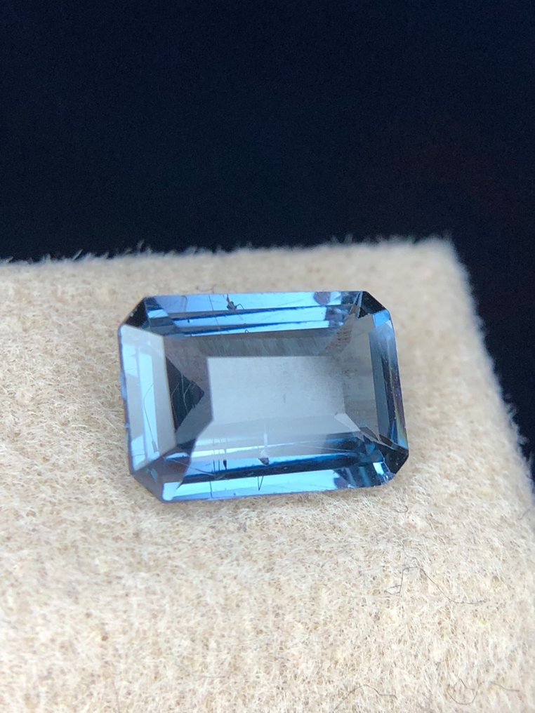 Zonder minimumprijs - 1 pcs Blauw Spinel - 1.46 ct - nternational Colored Gemstone Association (ICA GemLab) - Natuurlijke blauwe spinel #67 #1.0