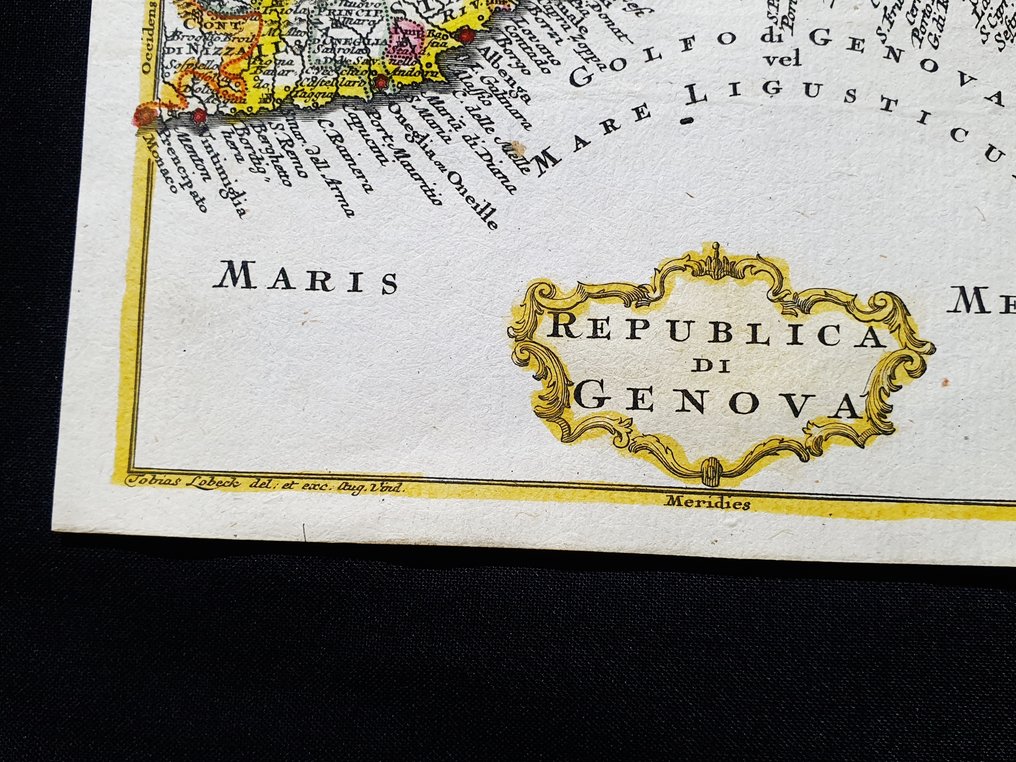 歐洲 - 意大利 / 利古里亚 / 热那亚 / 拉斯佩齐亚 / 诺维 / 拉瓦尼亚 / 热那亚; Tobias Conrad Lotter - Republica di Genova - 1721-1750 #4.3