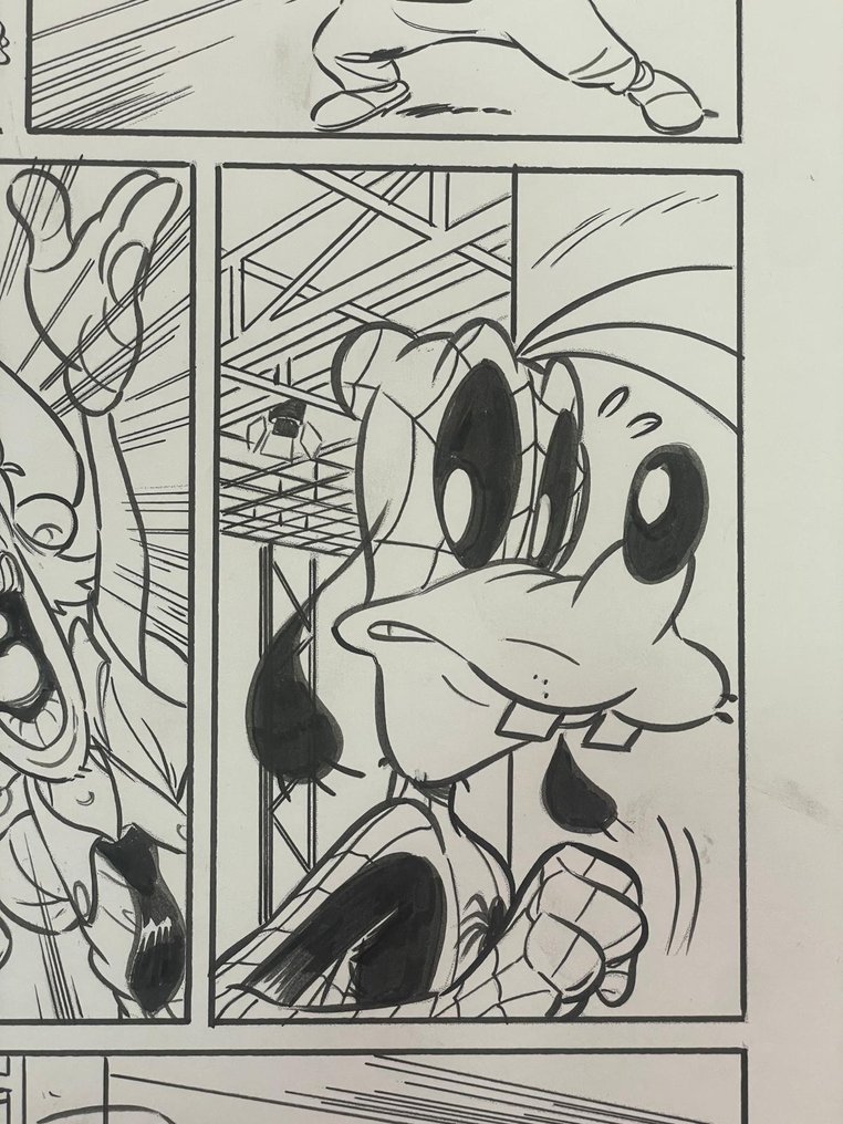 D'Ippolito, Francesco - 1 Original page - Topolino - "What If...? Goofy Became Spider-Man" - 2025 #3.2