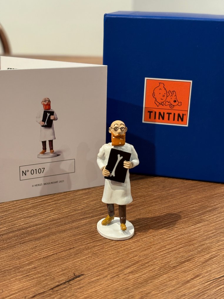 Statuetta - Collection Carte de Vœux 1972 - Moulinsart Tintin réf 46533 - Piombo #1.0