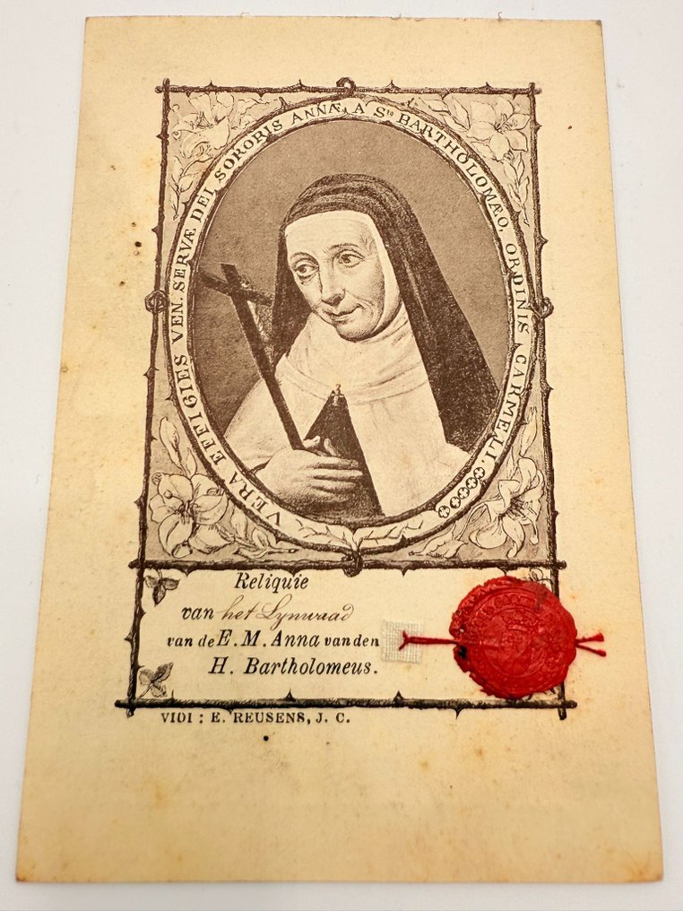 Relic of Saint Bartholomew - Paper - 1850-1900 #1.0