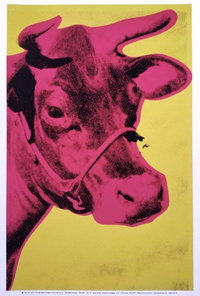Andy Warhol - “Cow, 1966 (yellow & pink)”. Copyright: Andy Warhol Foundation for the Visual Arts, Inc. - Anni ‘60 #1.0