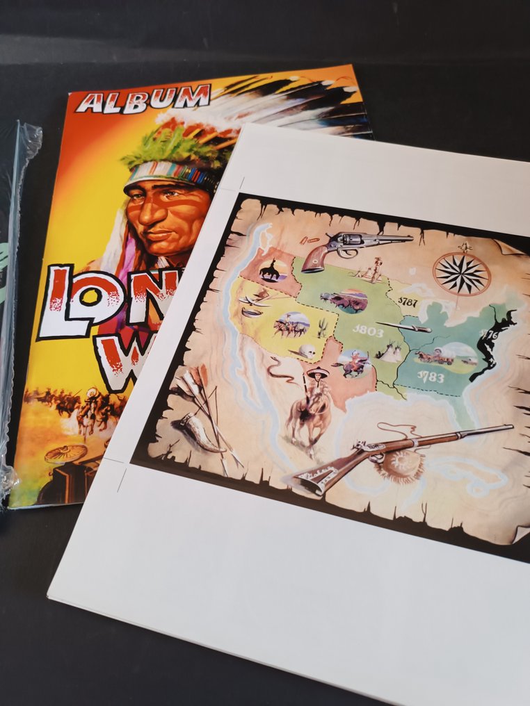 mercury Lontano West album 1 edizione Dardo (riedizione mercury) - 1 Empty album + complete loose sticker set - 全新（M） #4.3